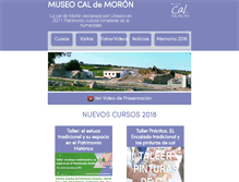 Tablet Screenshot of museocaldemoron.com